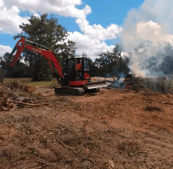 Land clearing by B&D Tree Service of Dothan, Kinsey, Headland, Midland city, Ozark, Slocomb, Pinkard and Rehobeth, Alabama